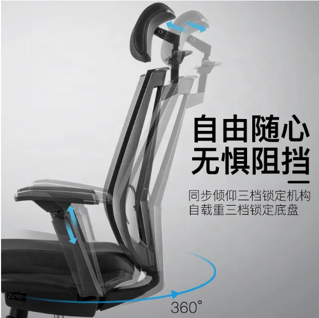 Office furniture Computer chair Comfortable high back home boss chair Meeting chair Factory direct
