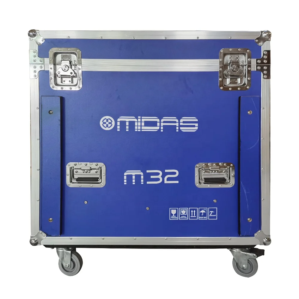 Customized Midas M32 Live Digital Mixer Flight Case Normal Version With Wheels & Handles