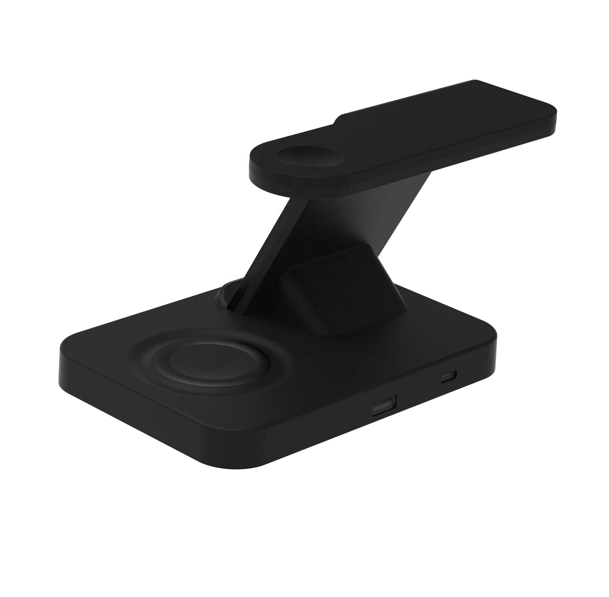 3 in 1 Fast Wireless Charger Station for Galaxy Phone and Galaxy Watch and Galaxy Buds and Airpods with Extra USB Charging Port