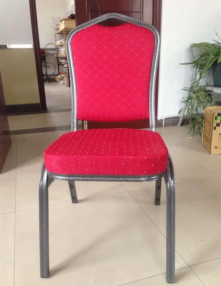 
Cheap Stacking hotel restaurant used price steel banquet chair 