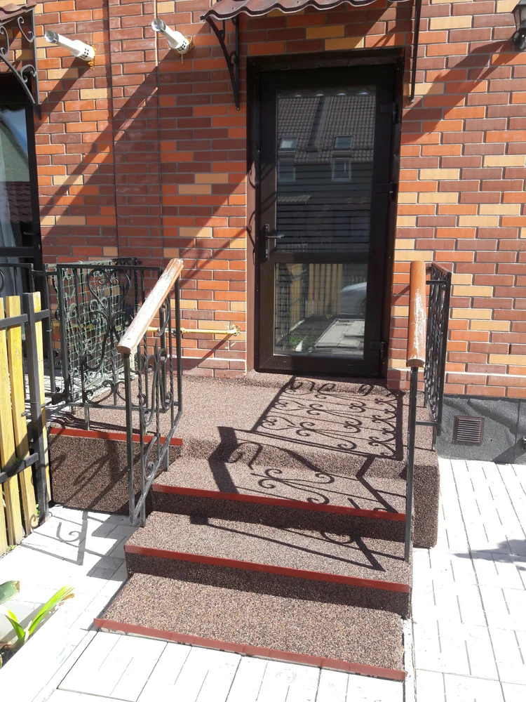 DIY Soft Asphalt Set of colored rubber granules and polyurethane binder safe and durable coating for outdoor playgrounds