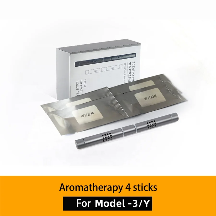 Car Interior Accessories Aluminum Alloy Air Outlet Car Aromatherapy Air Freshener For Tesla Model 3 Model Y