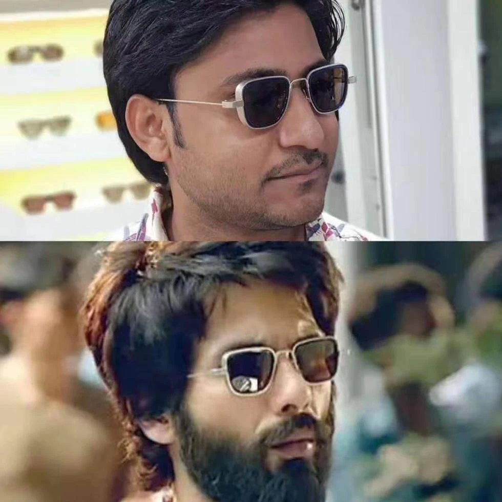 Стимпанк Модные солнцезащитные очки для киносъемки фильмов Кабир Singh горячая распродажа хит продаж китайский 2020 бесплатный образец индийский мужчин OEM