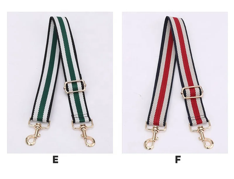 Handbag Accessories Hardwares Pattern Messenger Webbing Shoulder Strap for Bag