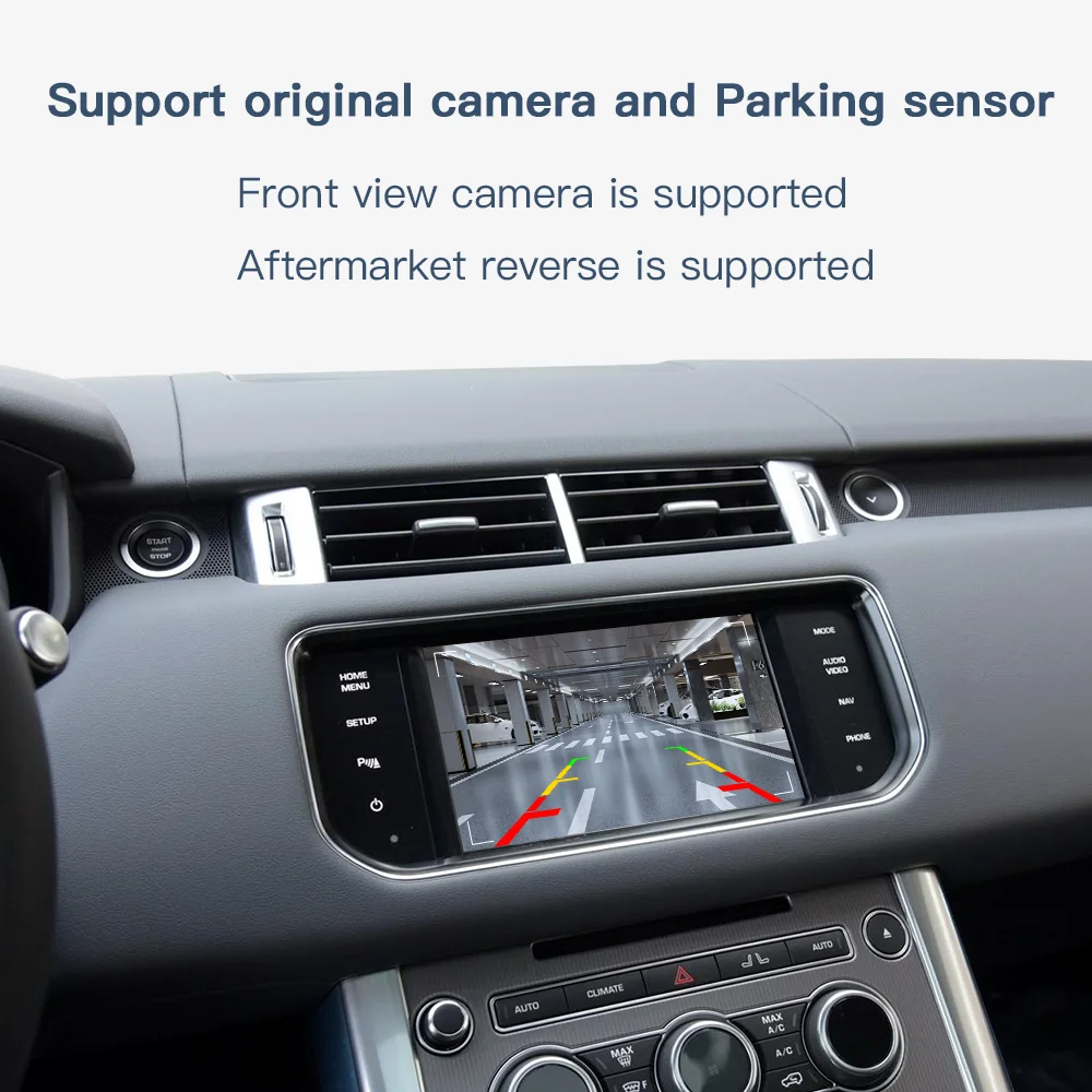 Зеркало с автоинтерфейсом CARABC на базе Android беспроводная система Carplay для Land Rover/jaguar/range Rover/evoque/discovery 2012-2016