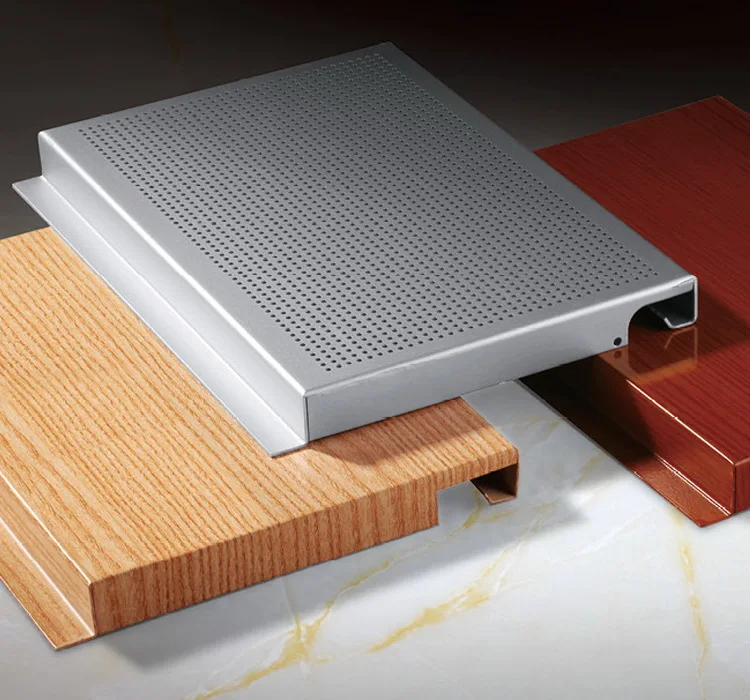 Ветрозащитная алюминиевая потолочная панель с крючком для коммерческого украшения зданий