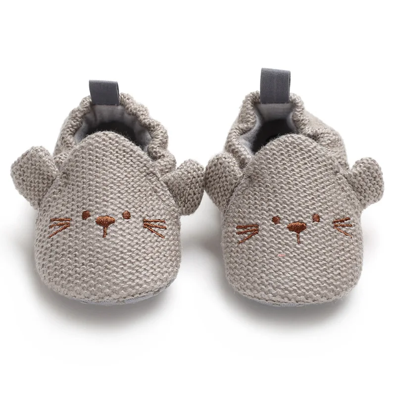 Toddler Knitted Shoes First Walkers Baby Shoes Kids Shoes Soft Sole Elastic Light Fabric For Spring Summer Non-Slip Sole