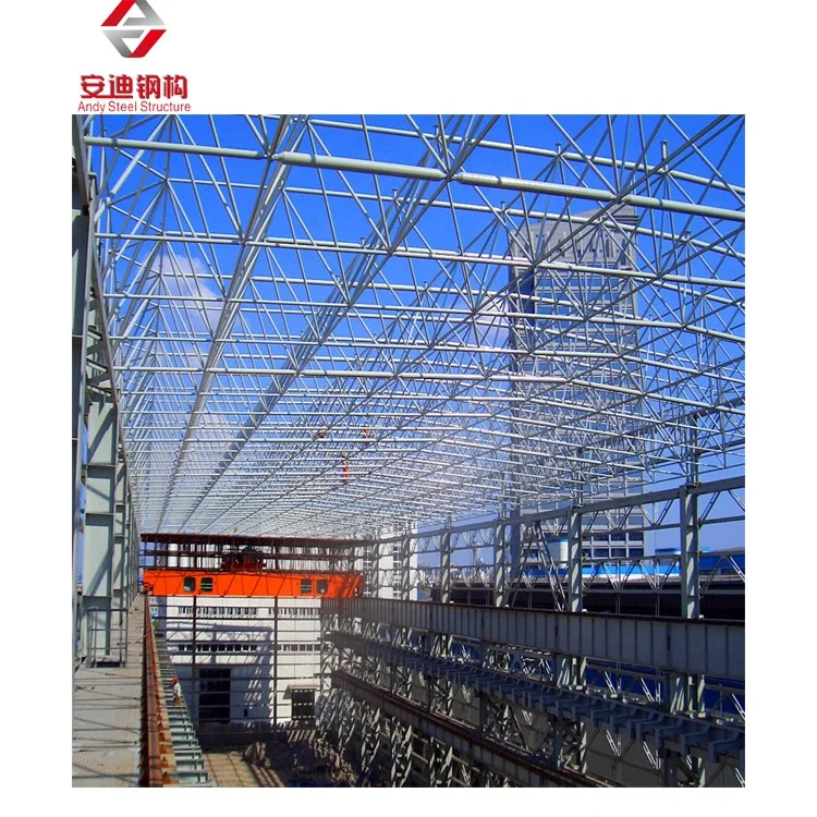 China Flat Space Frame Construction Roofing Prefab Flat Space Frame Steel Structure Building Roof Structural Steel Fabrication