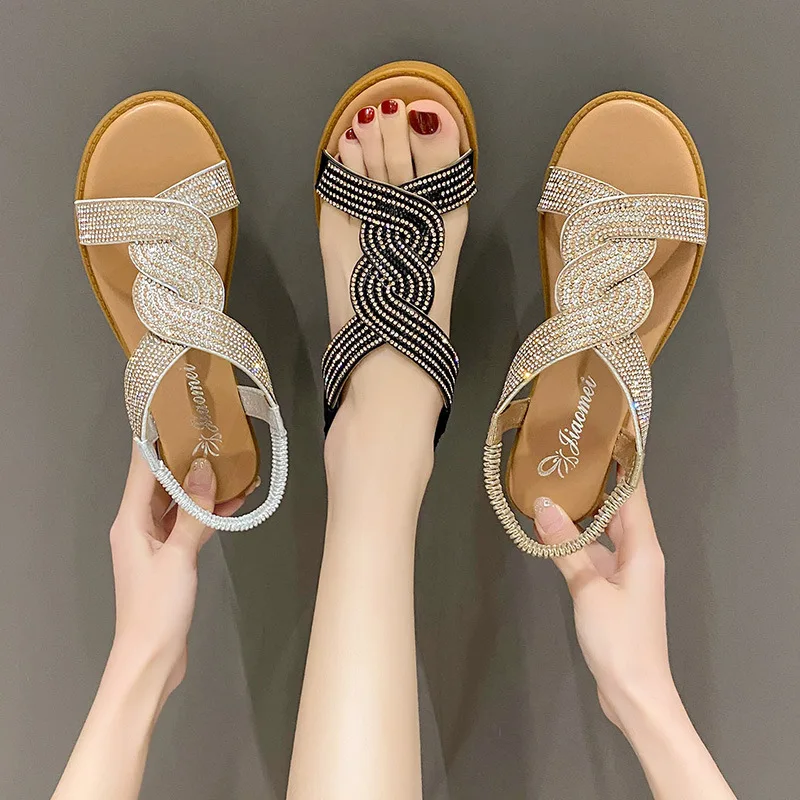 Professional manufacturer new design ladies summer fashion sandals