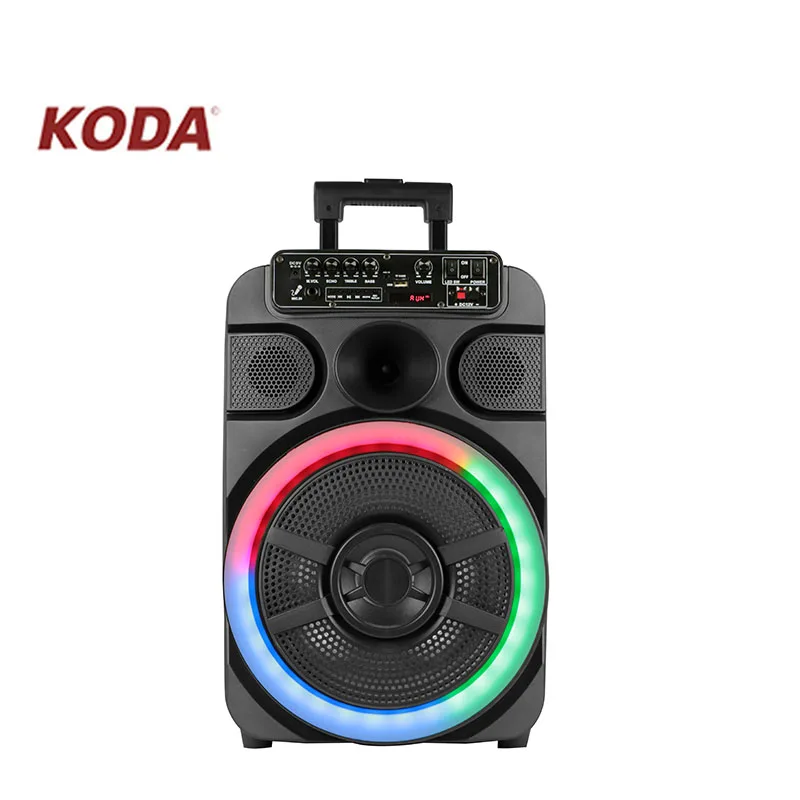 Accuracy Pro Audio KD-T08BL 8' Outdoor Trolley Wireless Rechargeable Portable Speaker
