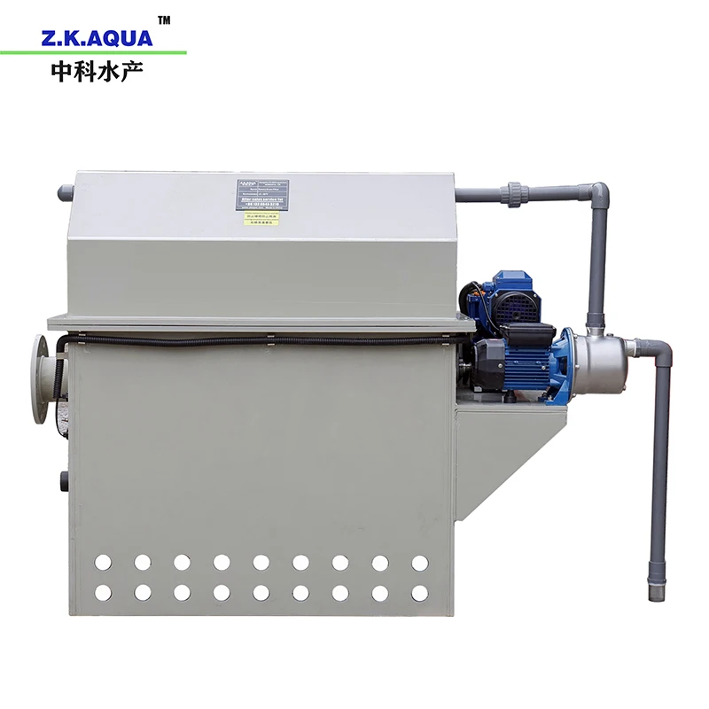 500m3/h fish farming RAS system aquaculture drum filter for koi pond