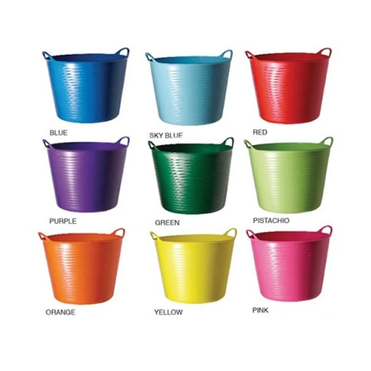 rubber horse water bucket