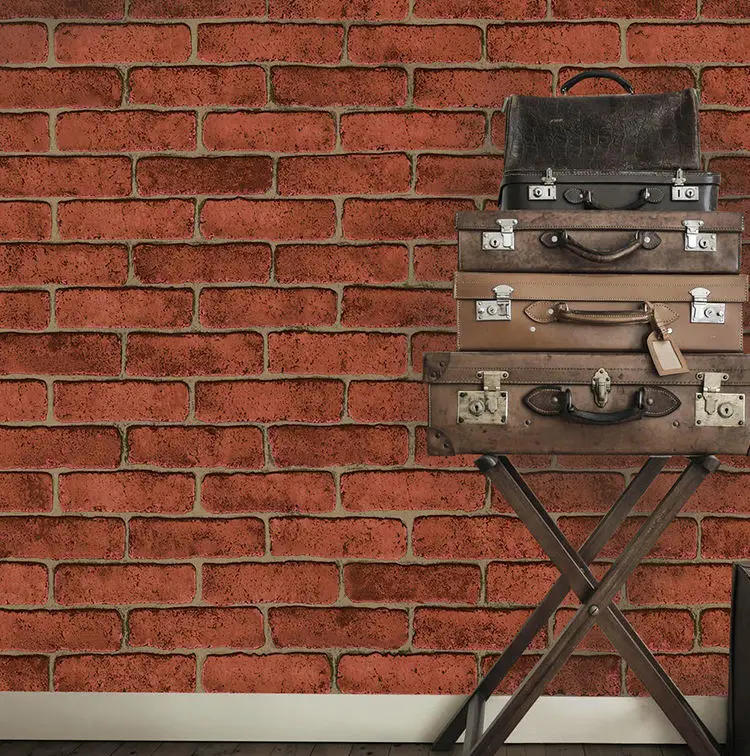 Wholesale Self Adhesive Wallpaper Rolls Waterproof Vinyl 3D Stone Brick Peel And Stick Wall Sticker For Interior Decor