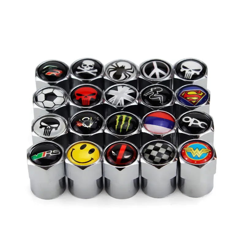 colorful metal Nitrogen N2 Tire Valve  Car motorcycle bike Valve Stem Covers custom logo Wheel Rim Valve