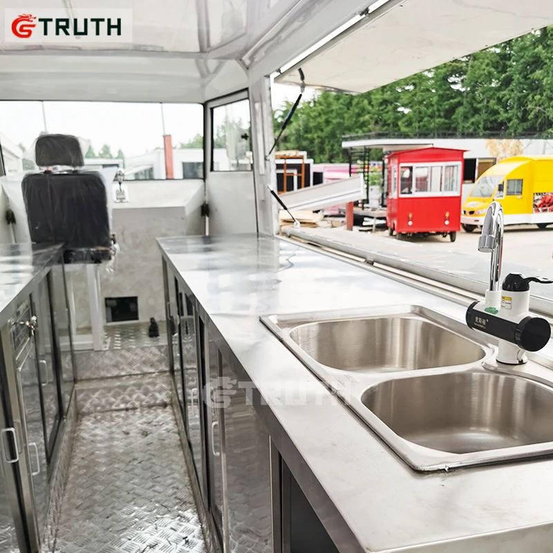 Ice Cream Hot Dog Food Carts Mobile Food Trucks Sale In China