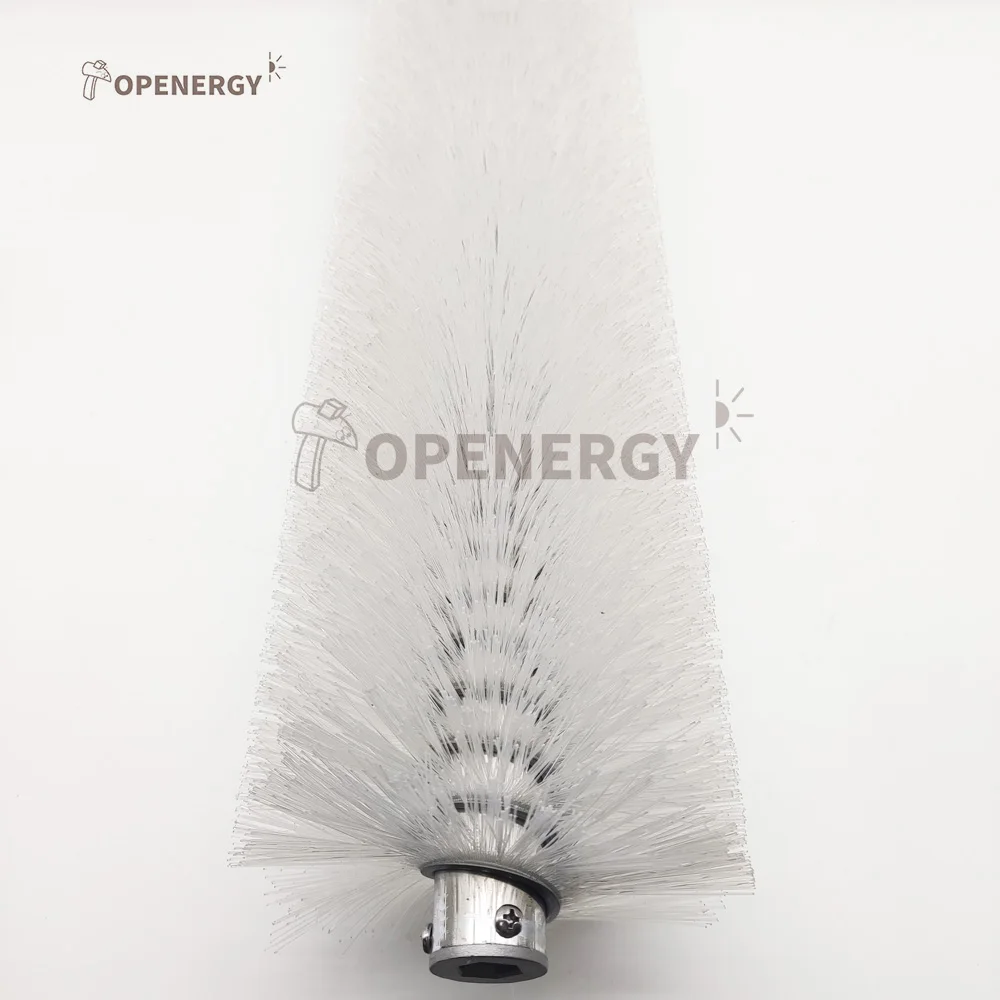 Lightweight Solar Panel Cleaning Brush with Water Fed Pole Roller brush Spiral brush