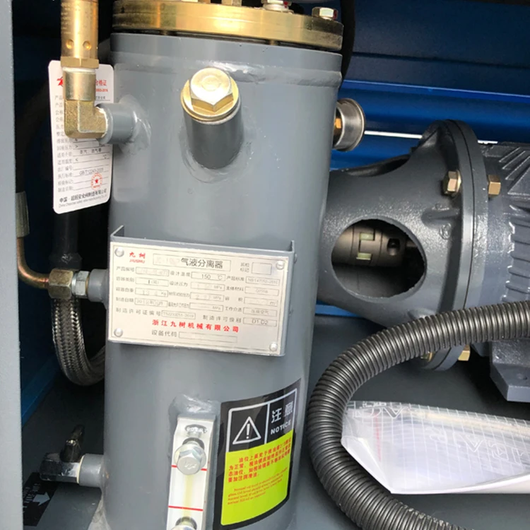 Fixed speed frequency 8bar 7.5kw 10HP 11kw 15kw 22kw 37kw 45kw 55kw electric silent type rotary screw air compressor