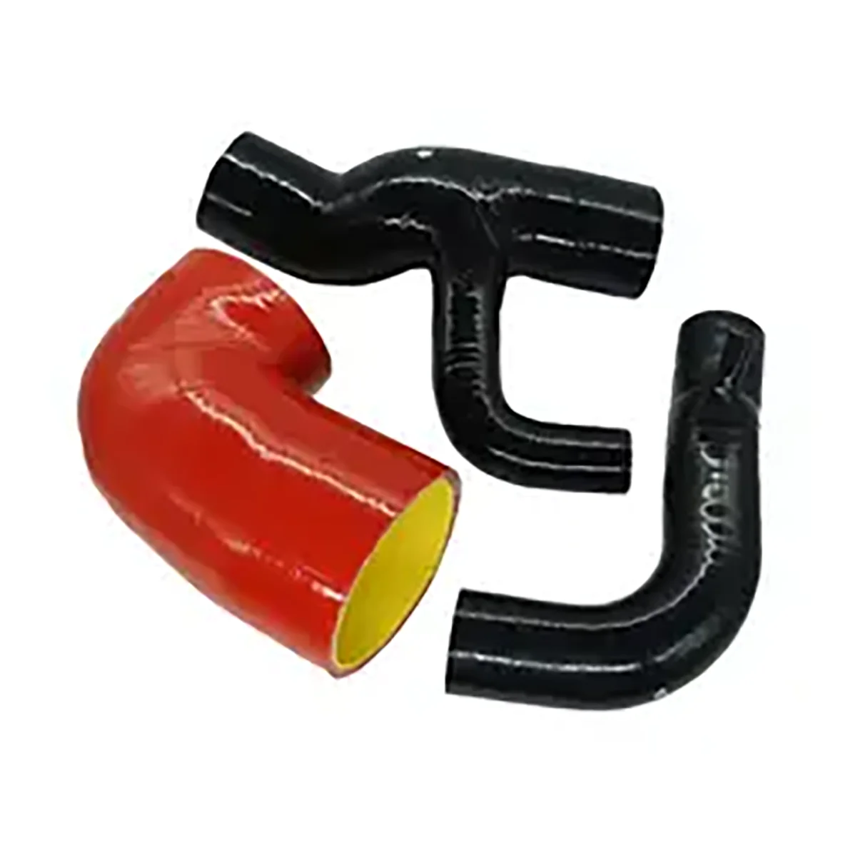 Truck Parts 135 Elbow Pipe 76mm Flexible Rubber hose with fabric reinforced