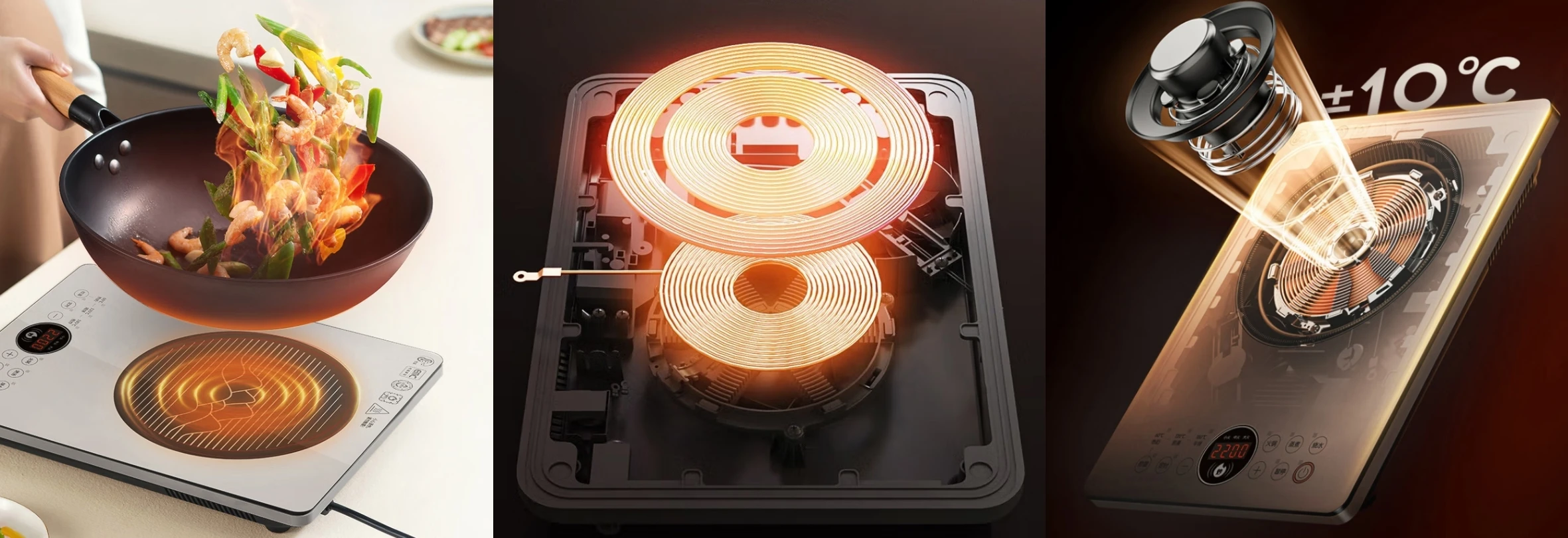 Induction Cooker Heating Plate Heating Coil High-power Coil Induction coil with mica Hot sale