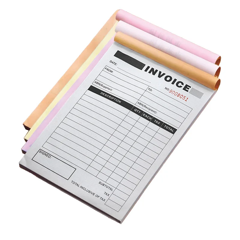 Индивидуальный безуглеродный заказ печать книг частный логотип углеродистая бумага