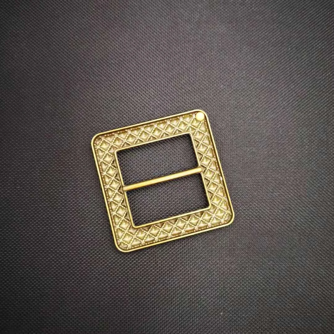 ShangJin Fashion metal buckles 35MM buckles for dress square plain alloy belt buckle