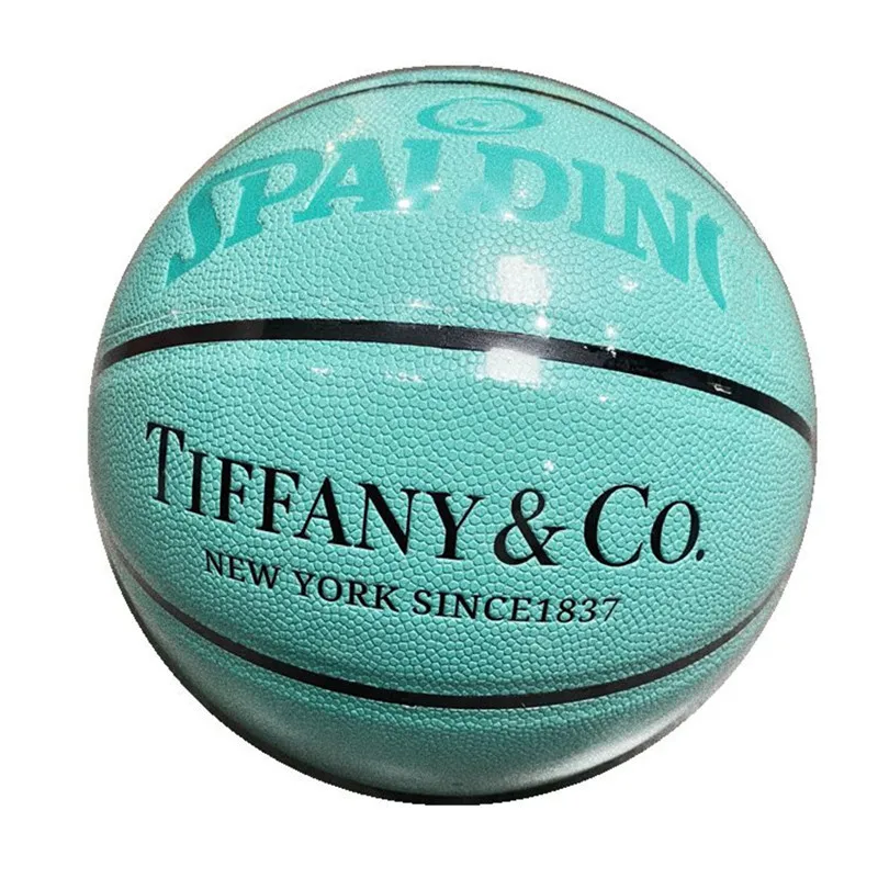 official Size 7 Custom Pattern Fashion Mint Green Basketball Street Ball