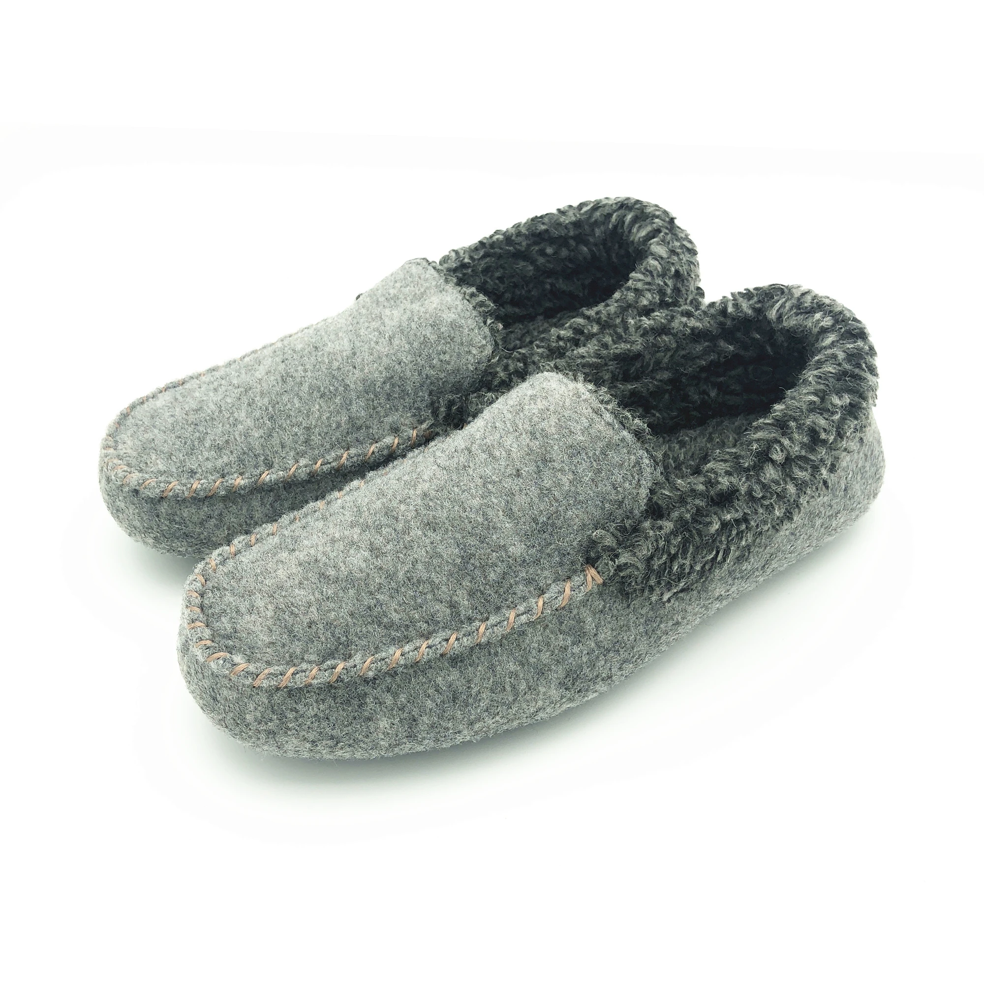 Удобные нескользящие домашние пушистые лоферы из пены с эффектом памяти и резиновой подошвой домашние Мокасины с искусственным мехом тапочки обувь для женщин и мужчин