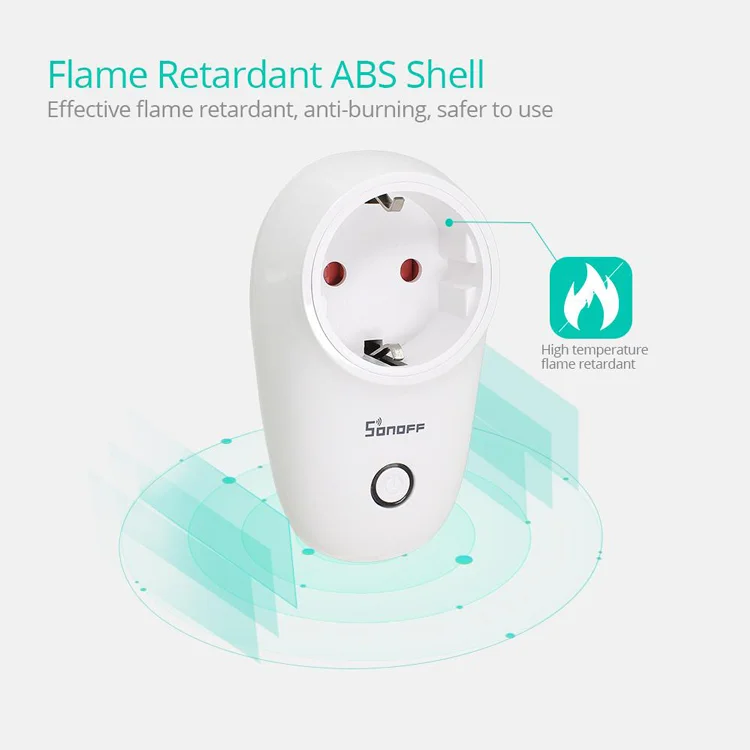 Высокий стандарт сетевой переходник UK/US/EU/AU Wi-Fi Smart Plug Sonoff S26 sonoff