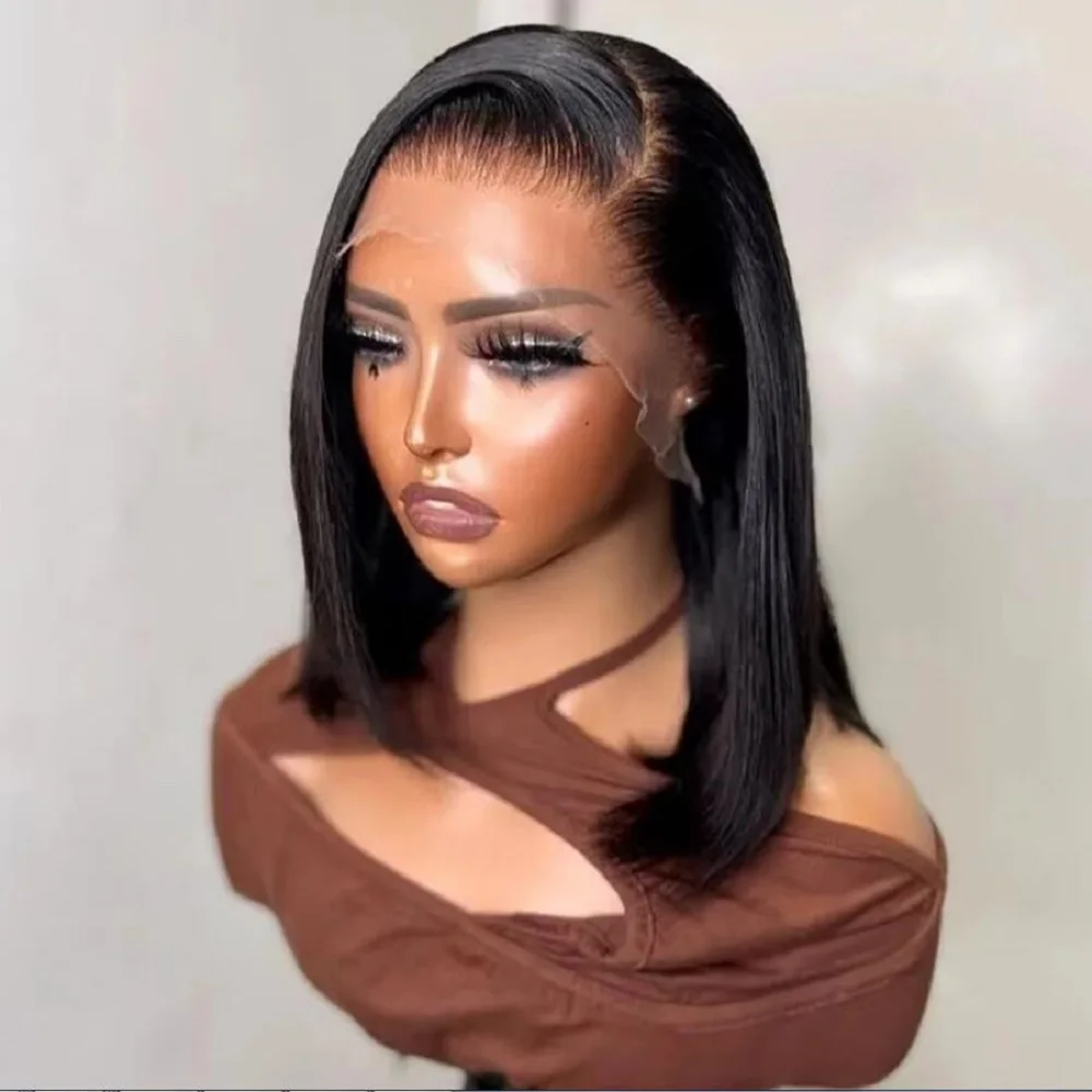 XCCOCO Wholesale Peruvian Virgin Hair Short Bob Wigs Human Hair Lace Front Hd Lace Frontal Wig Vendors Short Bob Human Hair Wig