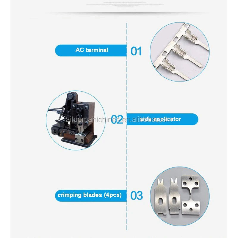 cable wire terminals crimper super mute cable terminal crimping machine