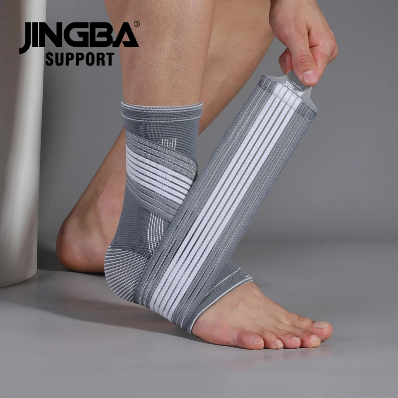 JINGBA Private Label Ankle Brace for Plantar Fasciitis Relief Sprained Ankle Heel Protectors Ankle Sleeve