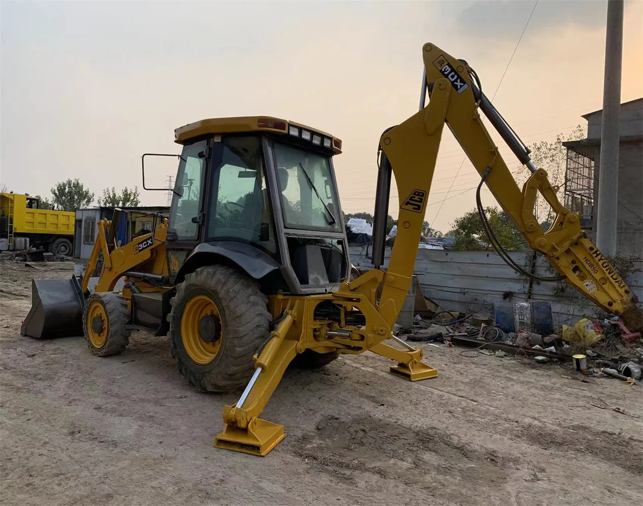 Lower Working Hours Used Original JCB 3cx 4cx backhoe loader second hand wheel loader in Hot Sale with Good Condition