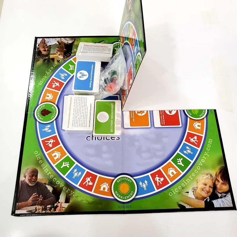 
OEM Customized Multiple Combination Pawn Tray Playing Cards Splendor Board Game 
