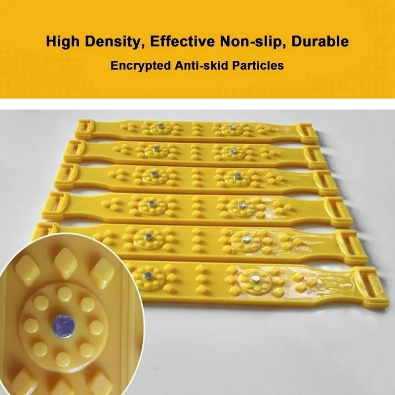 Universal 10pcs Car Snow Tendon Widened Thickened Tire Winter Emergency Anti-skid Chain with Steel Nail
