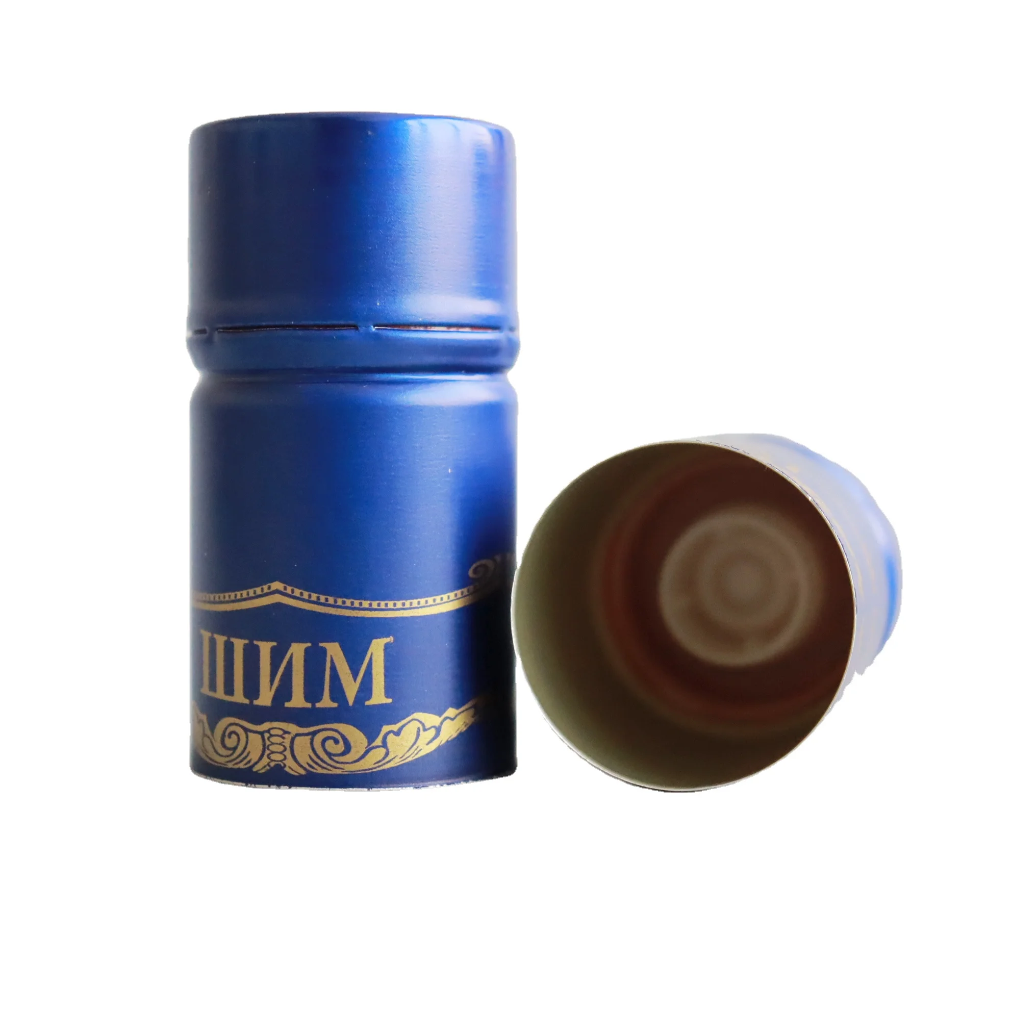 Customized ROPP Aluminium Caps for Vodka Whisky Wine and Liquor Bottles Pilfer Proof Cap