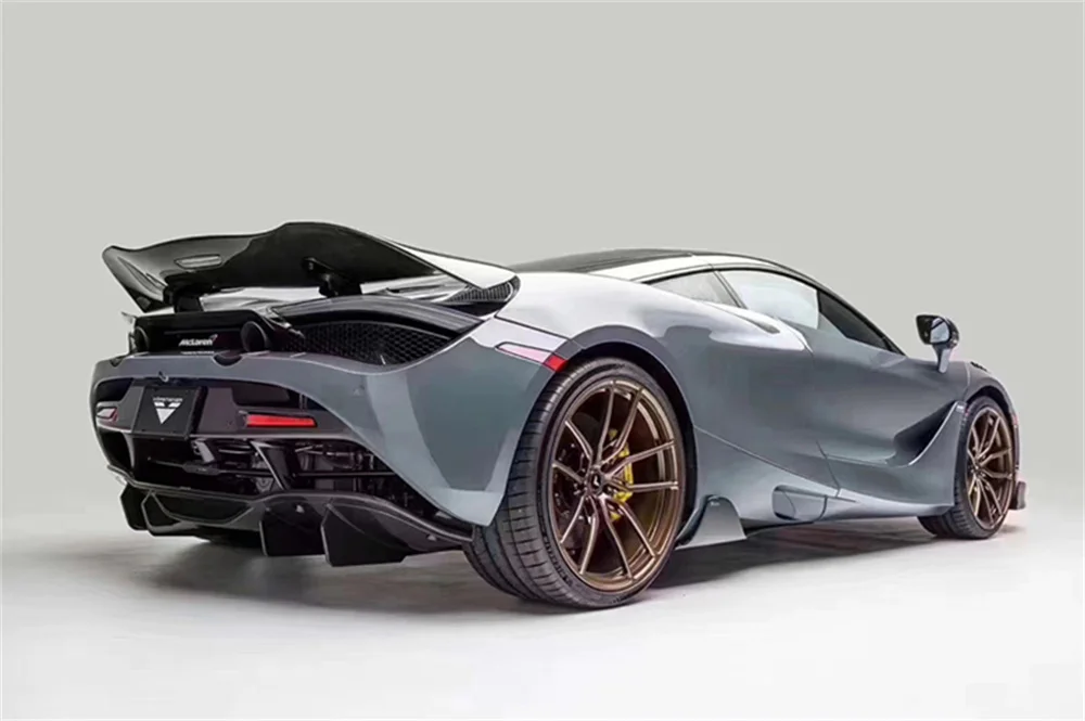 Vors Style Body Kit For Mclaren 720S Bodykit Dry Carbon Fiber Car Front Rear Lip Diffuser Side Fenders
