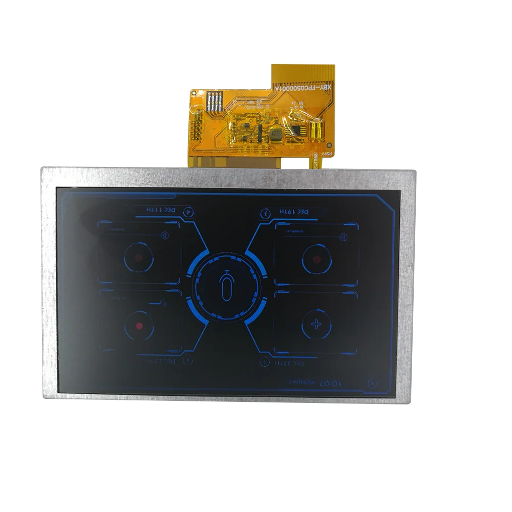 High Quality touch screen 5 inch 800x480 dots RGB interface Smart TFT  Lcd Display