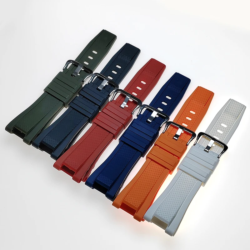 For Gst  Pu Rubber Watch Band Watch Strap