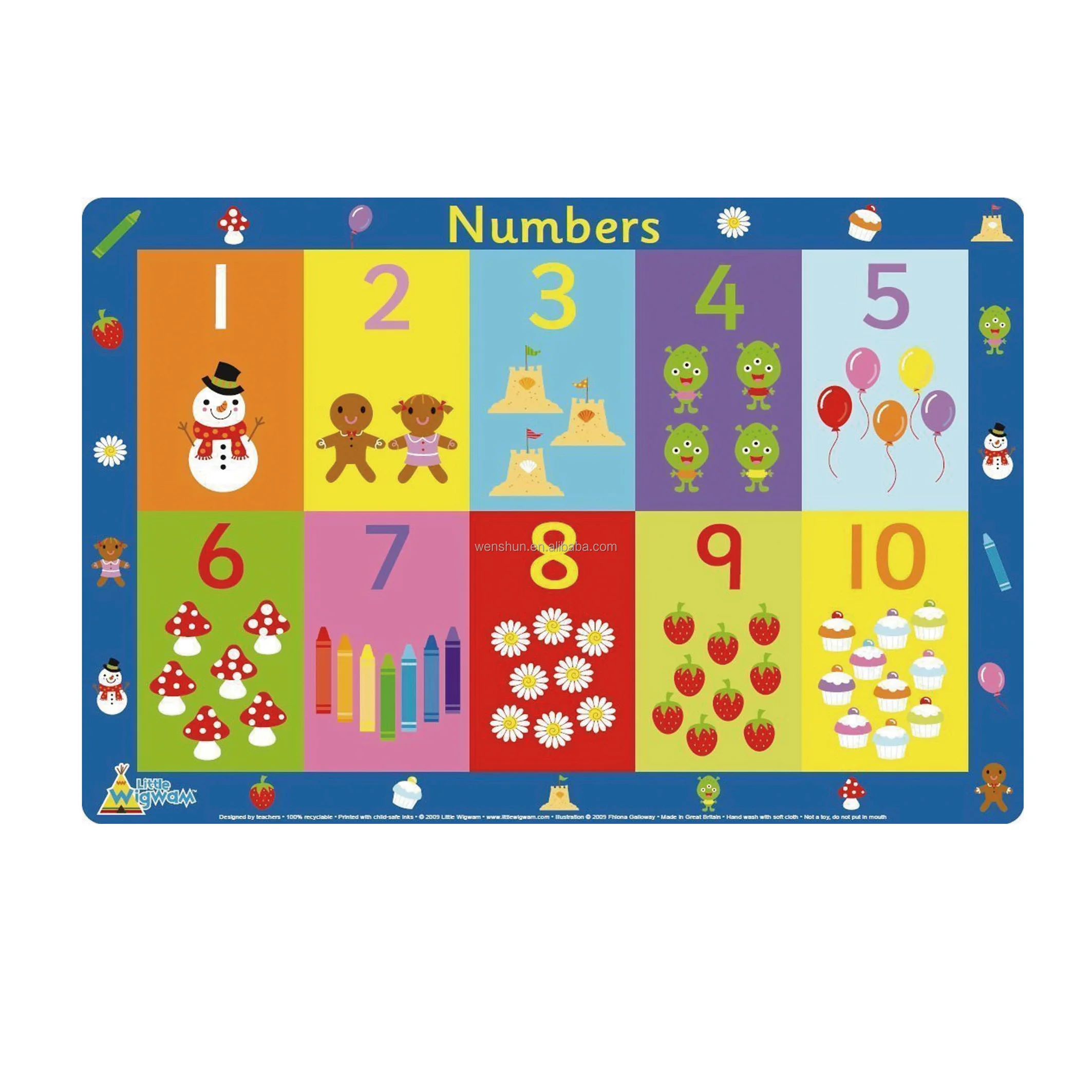 Заводская поставка дешевый милый детский Настольный коврик для Кабинета