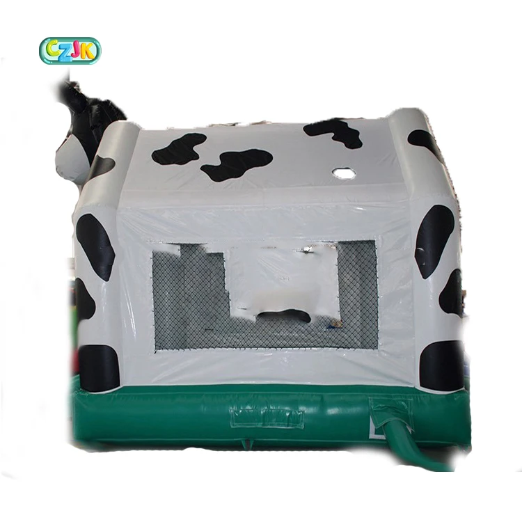 moonwalk inflatable bouncer jumping bouncy castle jumper cow bounce house
