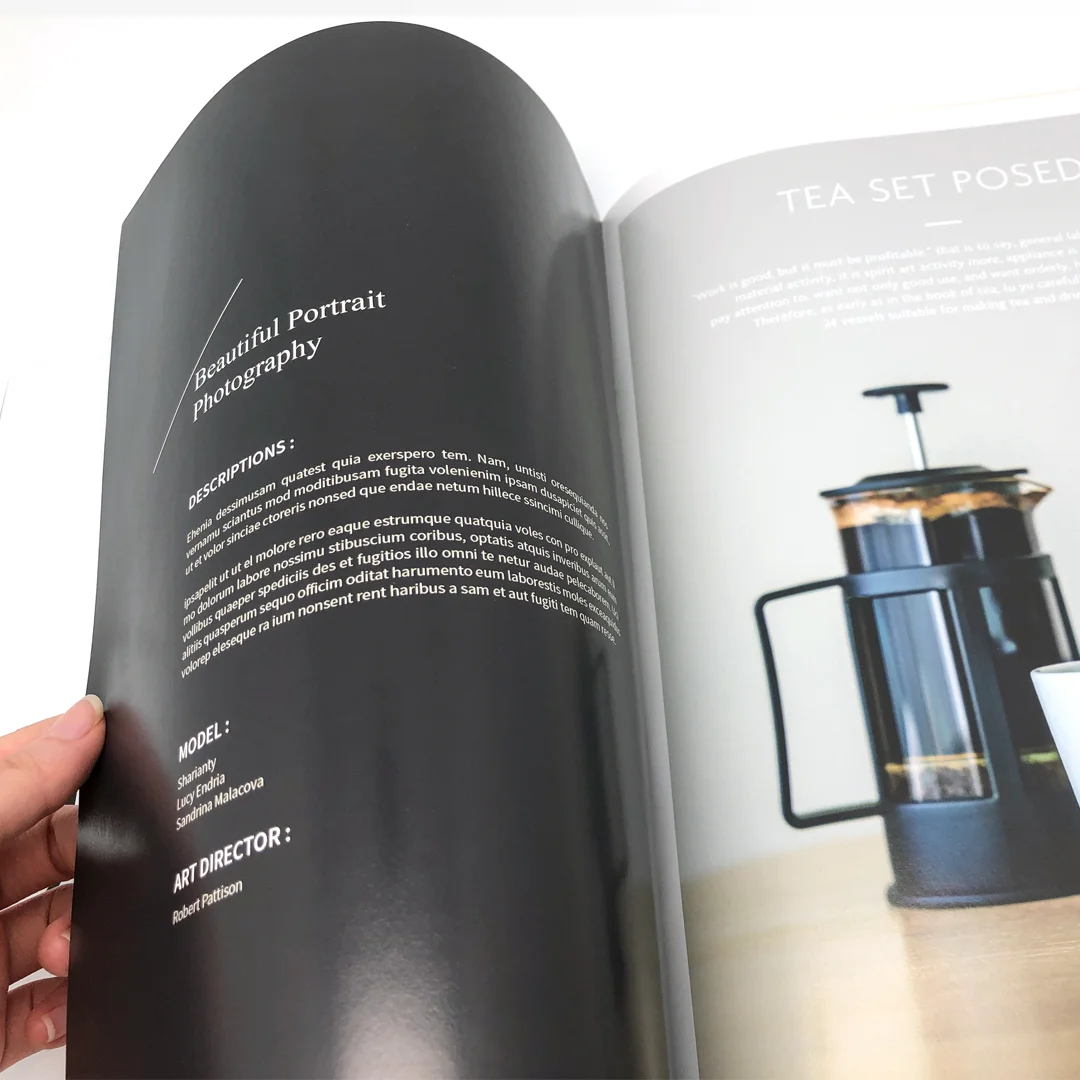 High Quality Fancy Oem Softcover Magazine Booklet Service Custom Book Printing