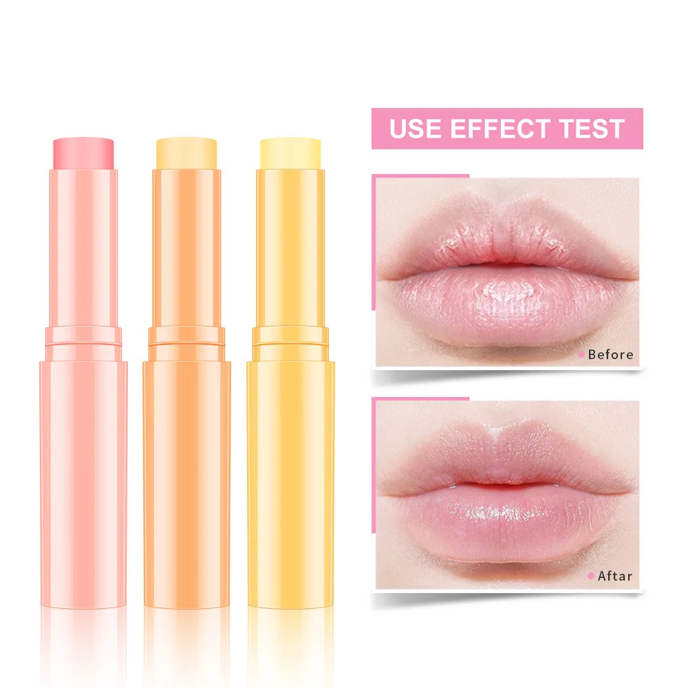 Organic Vegan Honey Lip Balm with Fruit Flavor Moisturizing Lip Care Product