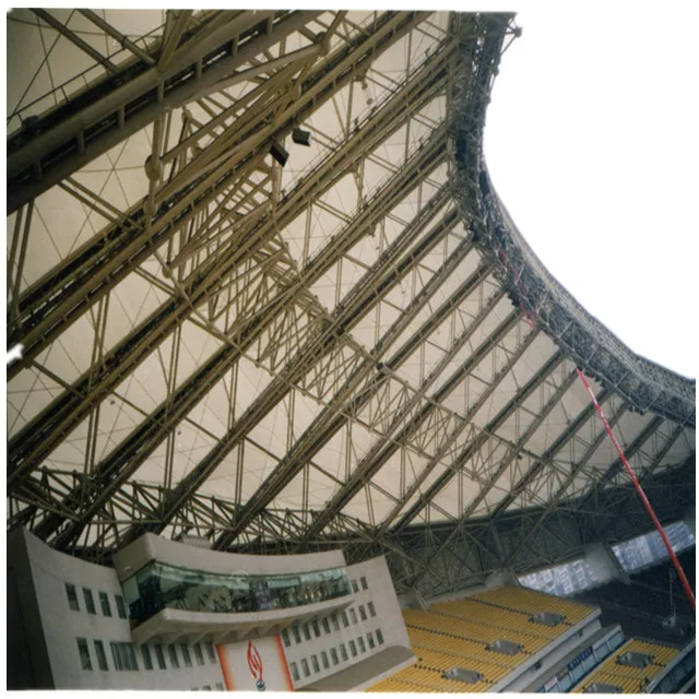 
Huaibei Stadium Inflatable membrane structure roof canopy heat protection fireproof outdoor 