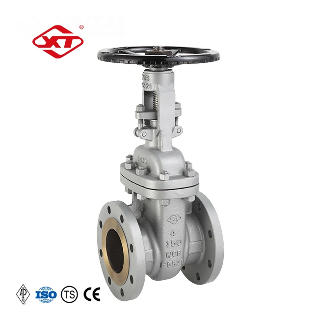 
Good manufacturing process Gas Flanged Gate Valve,Z41W-150LB 4Inch API Gate Valve Cast steel material 