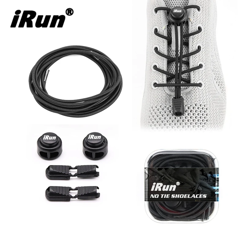 iRun Speed Fast Energy Elastic Shoelace Custom Elastic Lock Shoelaces No Tie Shoe laces System