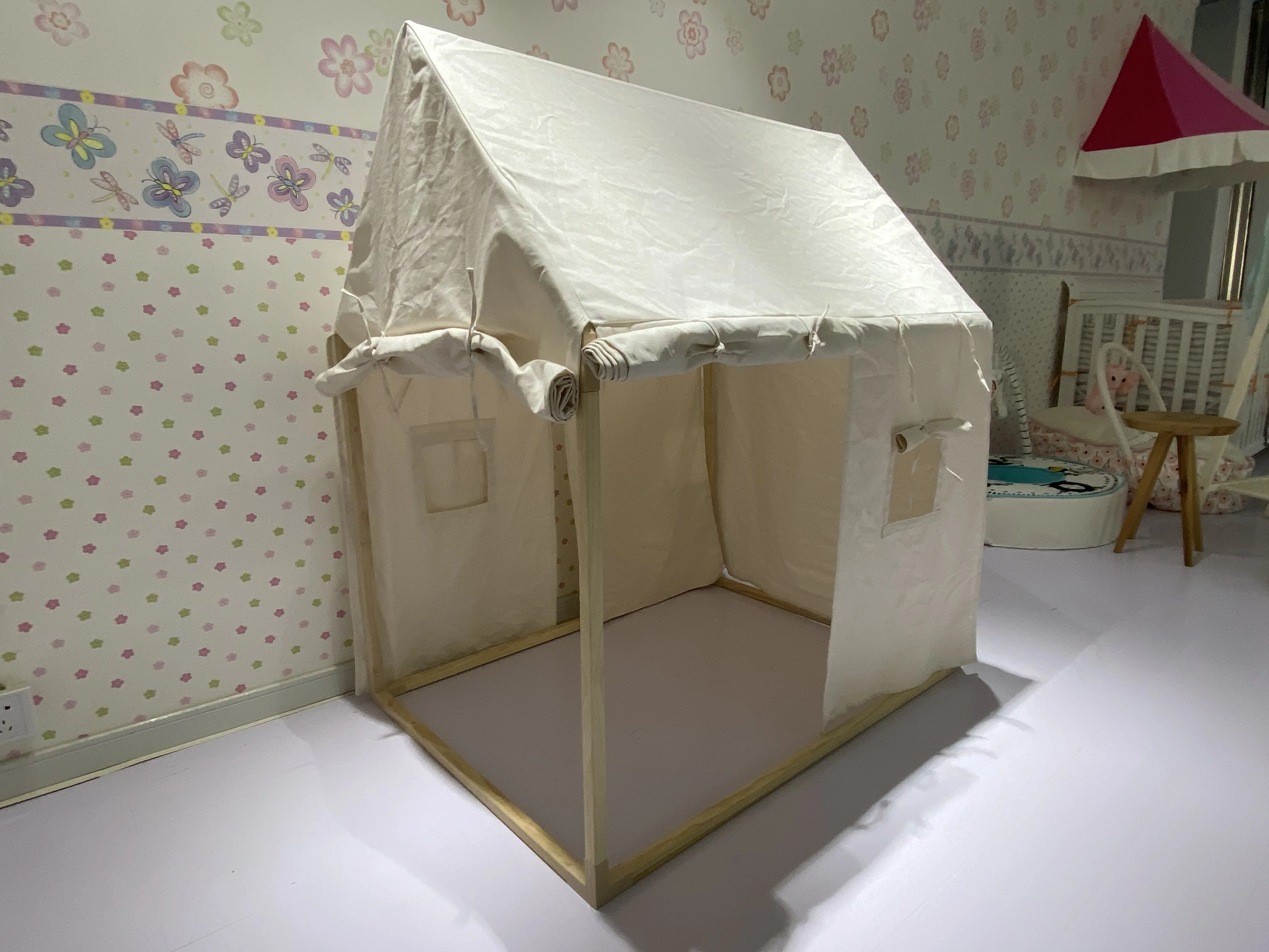 Asweets Balear House детская палатка вигвам для детей белый хлопчатобумажный холщовый игровой