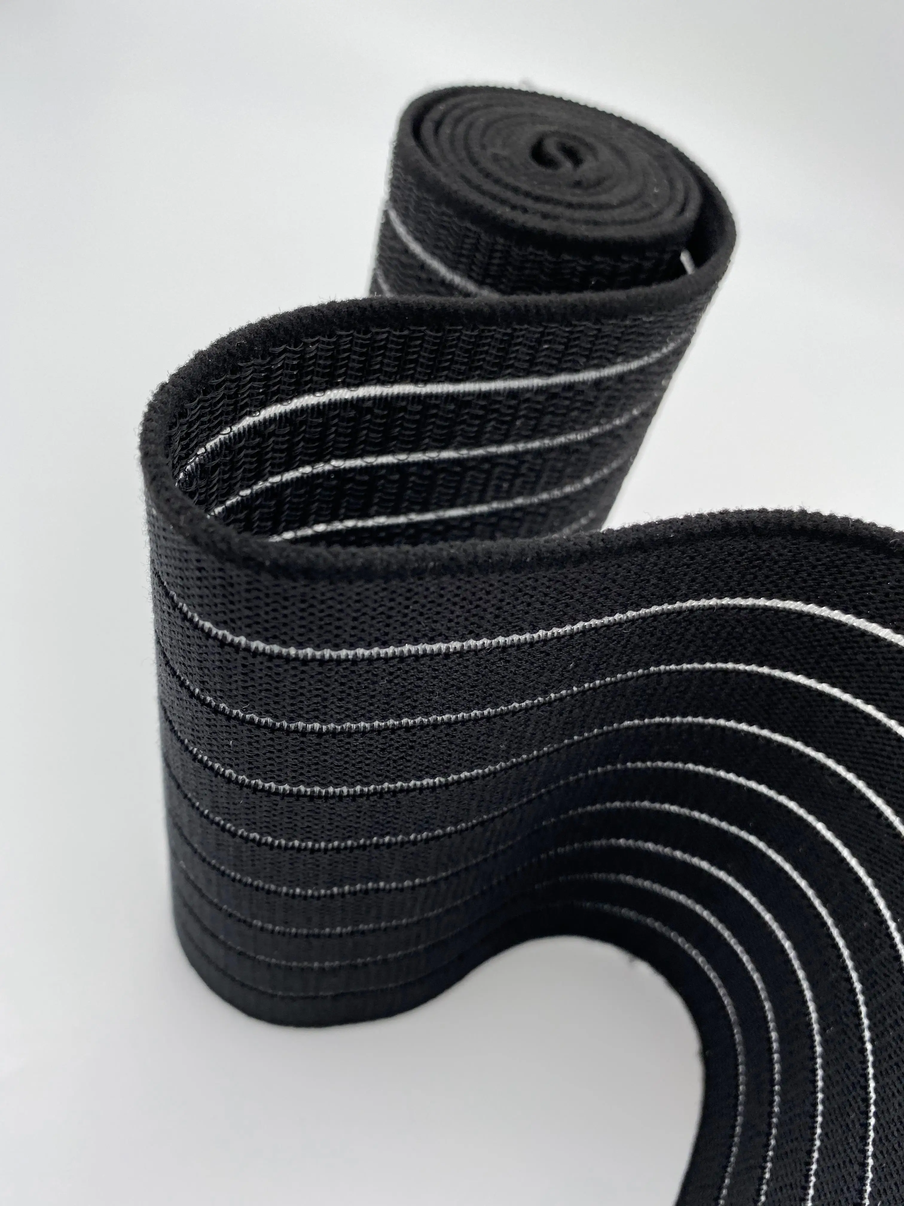 Custom Non Slip Waterproof Flat Belt Elastic Printed Strap Polypropylene Nylon Polyester Spandex Webbing