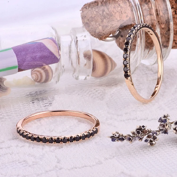 
Most Popular Engagement Band White CZ 100% Real Solid 9K 375 Ladies Gold Finger Ring Fast Shipping 