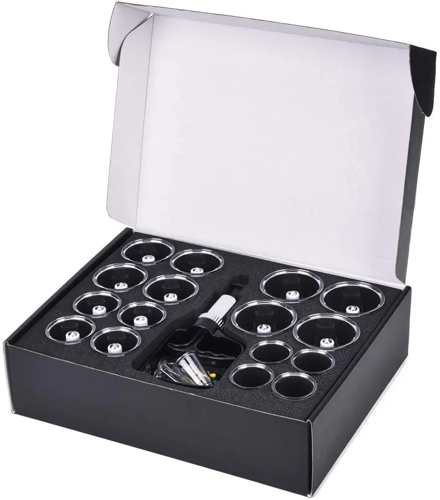 Популярная Массажная баночная терапия с 22 массажными устройствами Набор вакуумных банок по оптовой цене