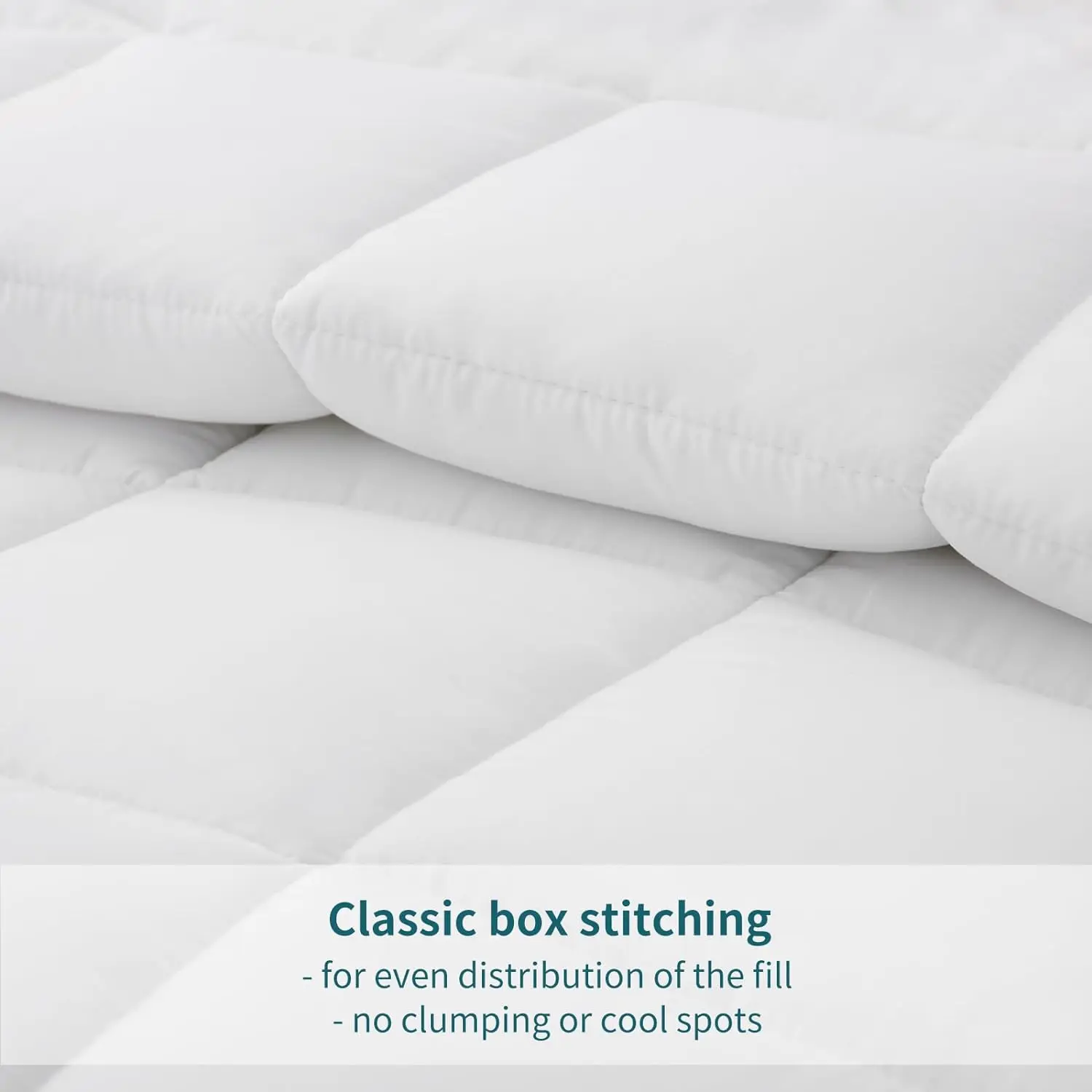 Goose Down Duvet Comforter All Season Quilt 750+ Fill Power Cotton Blanket King Queen Size Soft and Warm